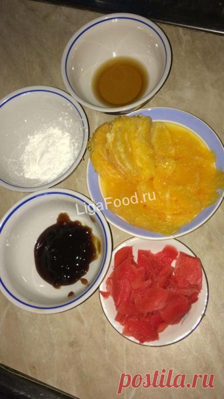 Фрикадельки из индейки с кускусом под имбирно-цитрусовым соусом