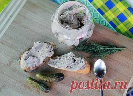 Домашний паштет из говяжьей печени