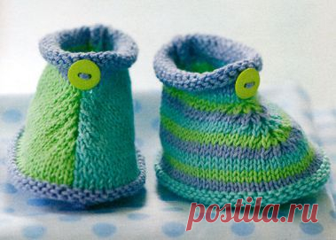 Вязание пинеток для ребенка