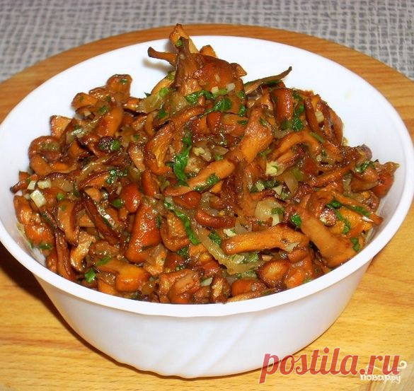 Лисички по-корейски - пошаговый кулинарный рецепт на Повар.ру