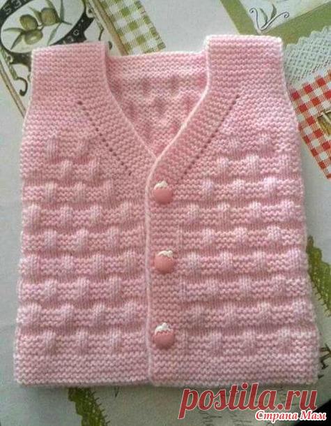 детские жилеты для вдохновения - Вязание - Страна Мам