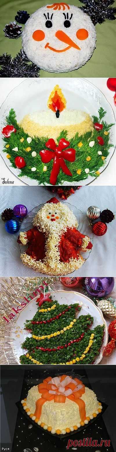 Супер красивые новогодние блюда!.
