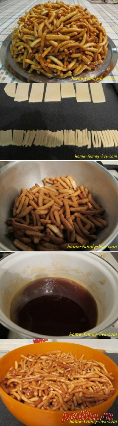 Чак чак - пошаговый рецепт с фото - татарская сладостьКулинарные рецепты