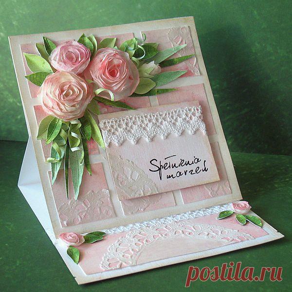 Открытка ручной работы