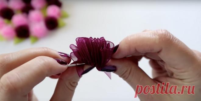 Шикарные декоративные розочки за 1 минуту