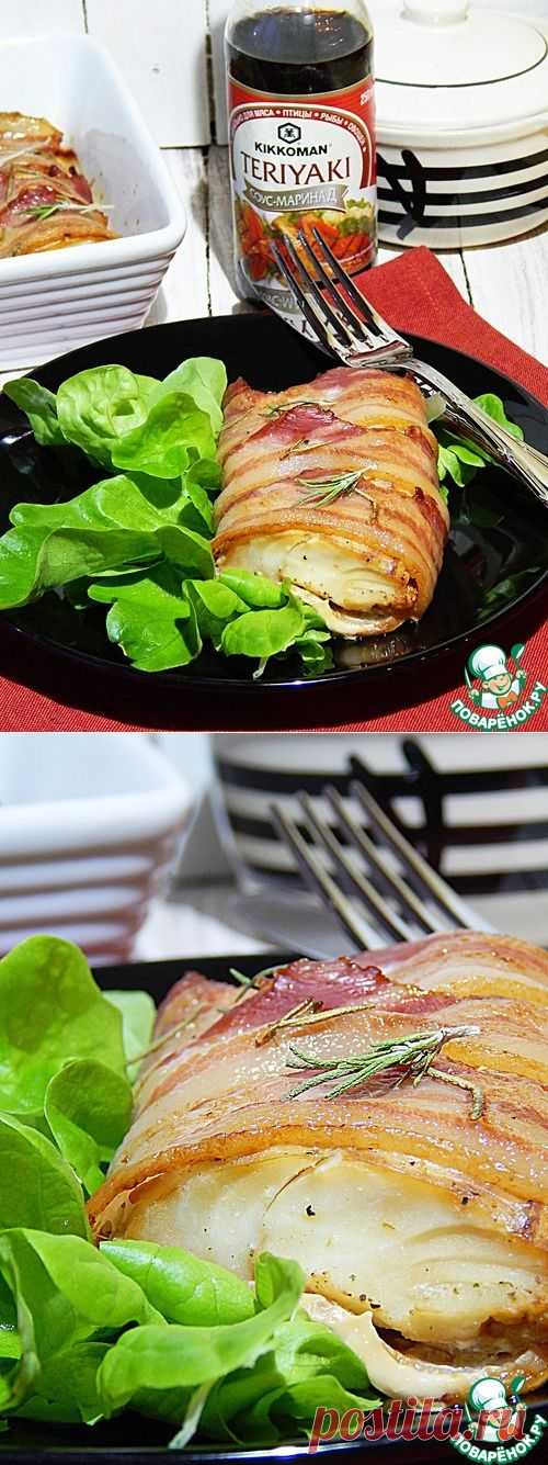 Маринованная треска, запеченная в беконе - кулинарный рецепт