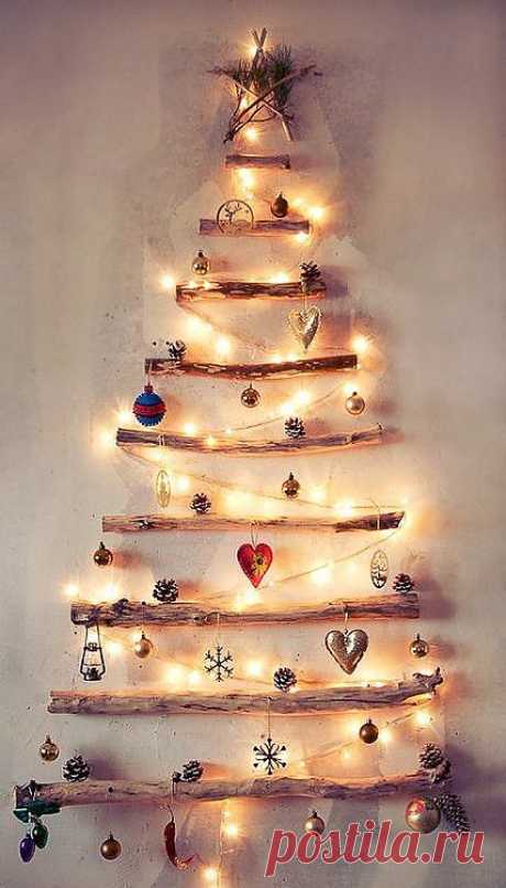 76 Inspiring Scandinavian Christmas Decorating Ideas (идеи для новогоднего оформления дома) | DigsDigs /Pinterest