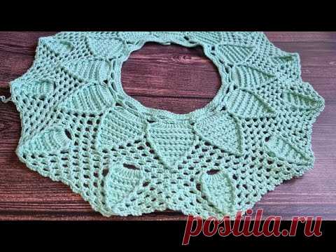 Узор крючком для КРУГЛОЙ КОКЕТКИ 🌷 Весенняя Фантазия🌷