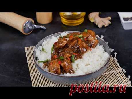 Курица терияки с рисом - Рецепты от Со Вкусом