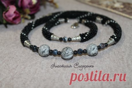 Жгут из бисера колье на шею ВИЗАВИ – купить в интернет-магазине на Ярмарке Мастеров с доставкой Жгут из бисера колье на шею ВИЗАВИ - купить или заказать в интернет-магазине на Ярмарке Мастеров | Жгут выполнен из качественного чешского бисера&hellip;