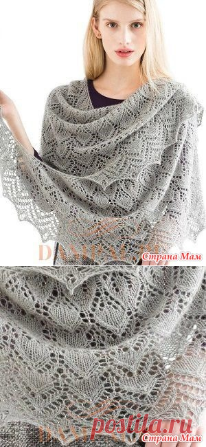 АЖУРНАЯ ШАЛЬ С БУСИНАМИ ИЗ ПРАЗДНИЧНОГО VOGUE 2015 - ЗАО Шалунья - Страна Мам