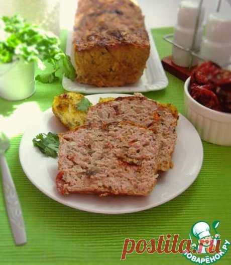 Мясной хлебец с сыром, грибами и томатами - Поварёнок с лучшими рецептами - медиаплатформа МирТесен Сытный, ароматный мясной хлебец с двумя видами сыра, шампиньонами и вялеными томатами!&nbsp;