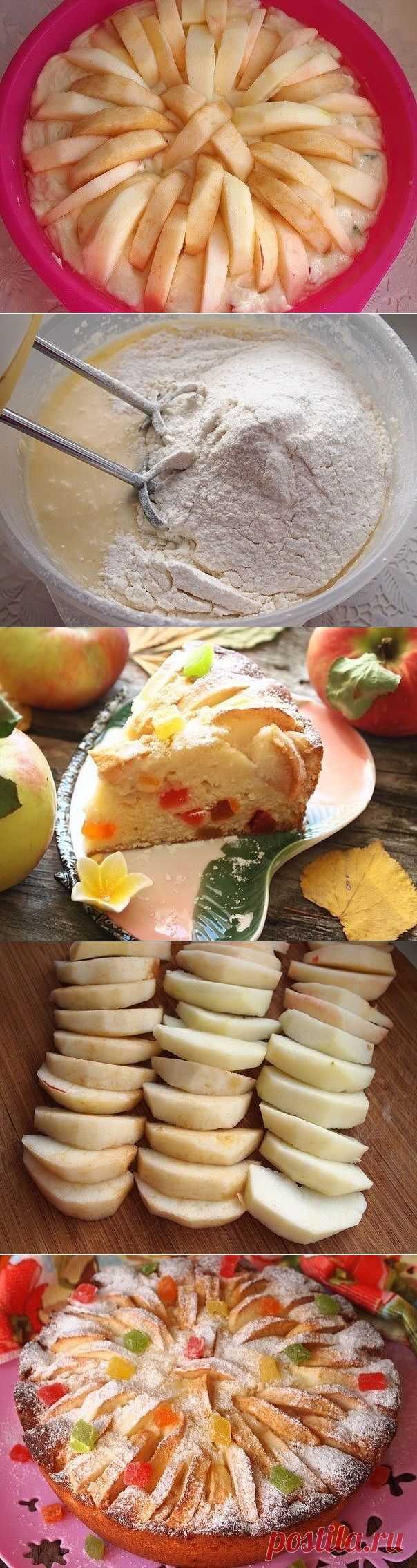 Яблочно-творожный