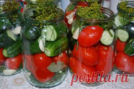 Маринованные огурцы с помидорами. Вкуснейшее ассорти на зиму | Радость бытия - Жизнь за городом | Яндекс Дзен