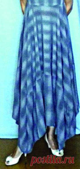 Простая выкройка асимметричной юбки | Шкатулка