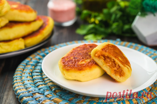 Картофельные зразы с капустой
