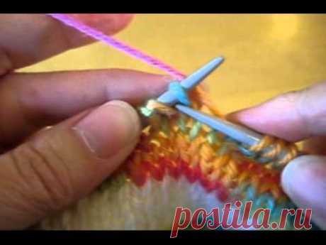 German Short Rows Part II Knit to purl