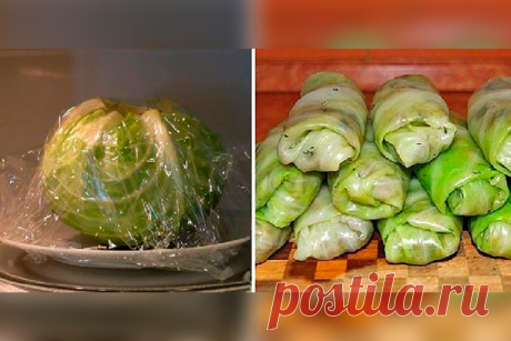 Как подготовить листья капусты для голубцов за 2 минуты - Четыре вкуса - медиаплатформа МирТесен