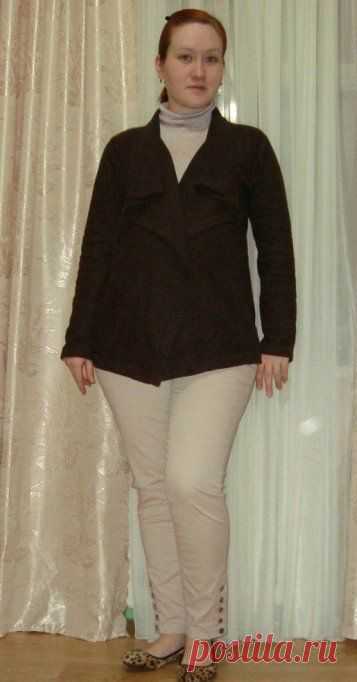Шьем кардиган быстро и легко. Мастер-класс!