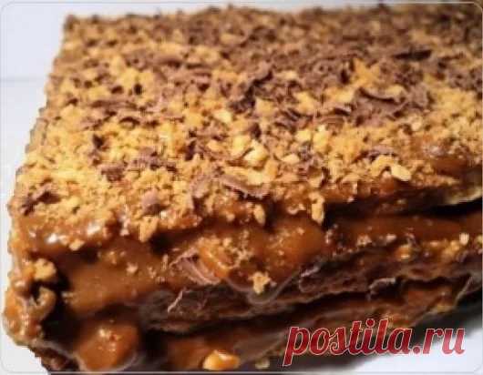 Шоколадный торт со сгущенкой имеет незабываемый, сказочный вкус, а вареная сг...