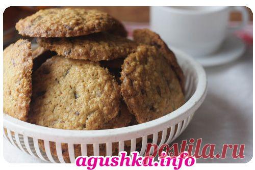 Овсяное печенье с шоколадом - домашний рецепт с пошаговыми фото!