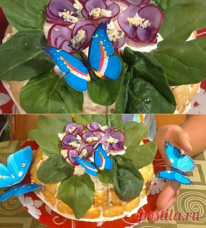 Украшение Вашего праздничного стола! Салат Фиалки — Вкусные рецепты