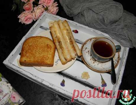 Бутерброд с жареным луком и сыром – кулинарный рецепт