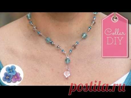 Como Hacer un Collar de Cristales Flotantes DIY Collares de Moda Pintura Facil