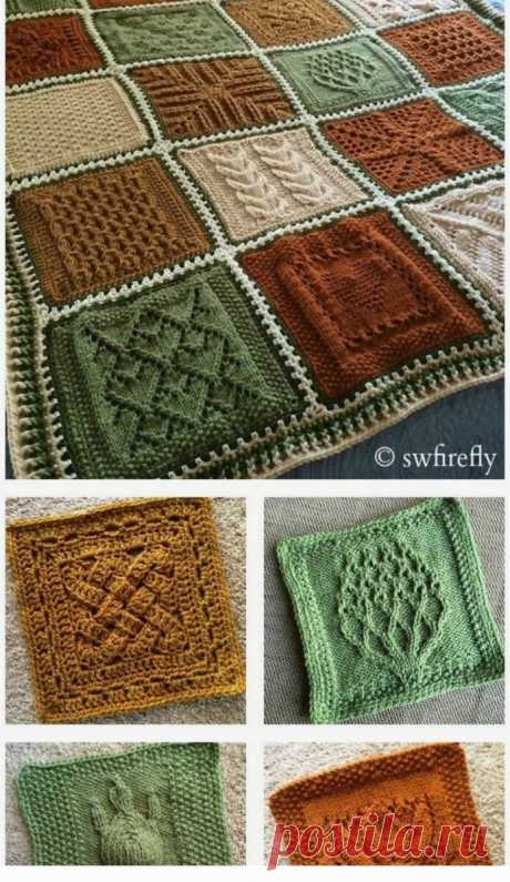 Вязания в стиле печворк, идеи для новых творческих задумок. | Вяжем вместе с Людмилой | Дзен