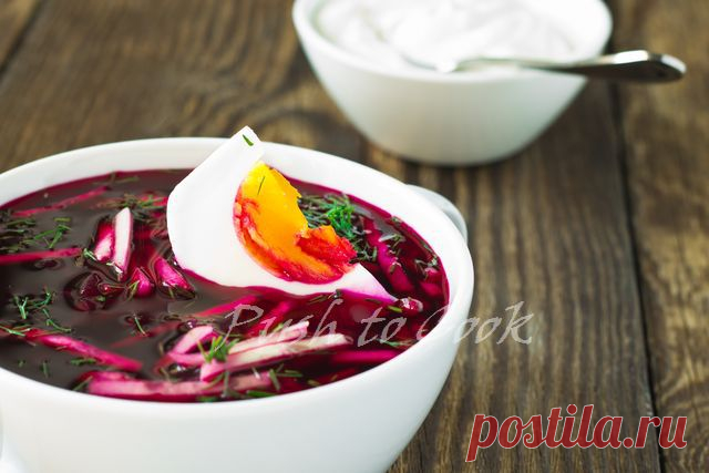Борщ холодный. Автор: Push to Cook