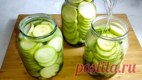 Перепробовала кучу рецептов, а лучше этого не нашла! Вкуснейшие Маринованные Кабачки на Зиму!