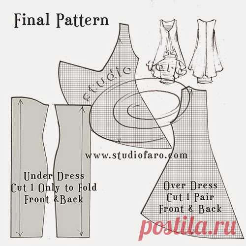 хорошо подходит: Pattern Puzzle - Два слоя Джерси платье