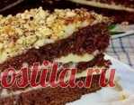 Вкусный тортик на кефире со сметанным кремом