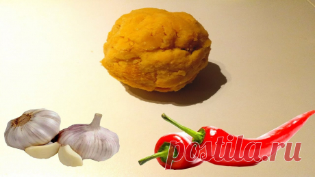 Мастырка с чесноком и чили перцем!