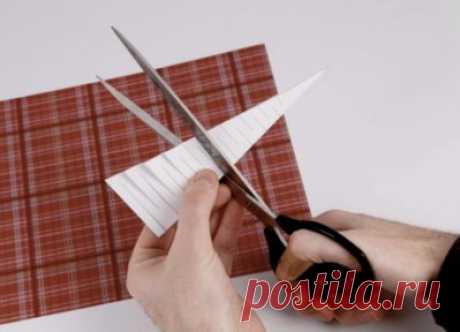 Гирлянда из ёлочек. Шаблон