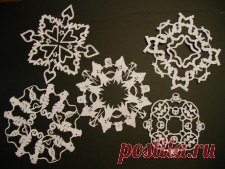 Новогодние снежинки - Золотые руки