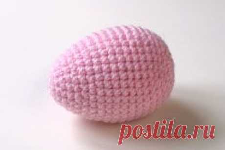 Как связать пасхальное яйцо крючком (Crochet easter egg) - Вязаные игрушки - Схемы вязания - Авторский проект Натальи Грухиной