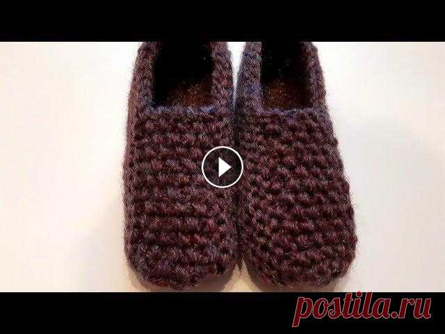 Детские мокасины спицами #следки#мокасины#вязание Детские мокасины - следки спицами вяжем легко и быстро...