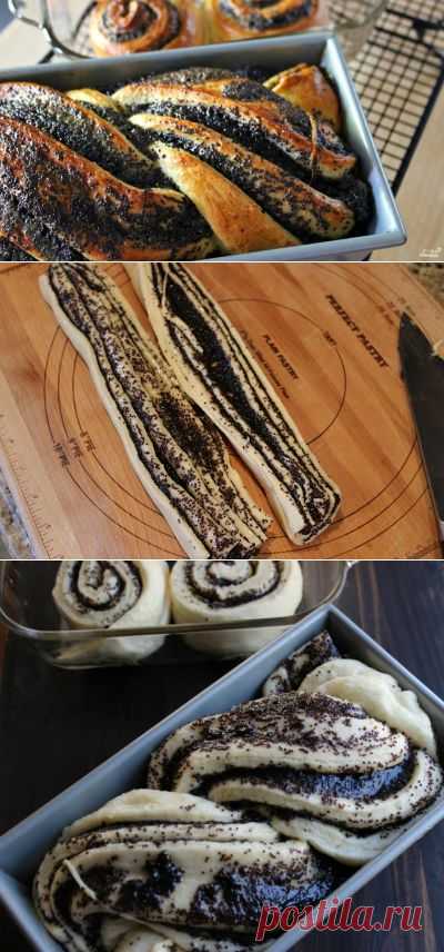 Рулет с маком из дрожжевого теста - пошаговый кулинарный рецепт с фото на Повар.ру