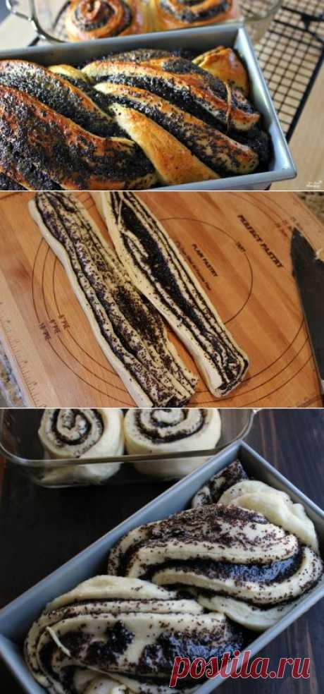 Рулет с маком из дрожжевого теста - пошаговый кулинарный рецепт с фото на Повар.ру