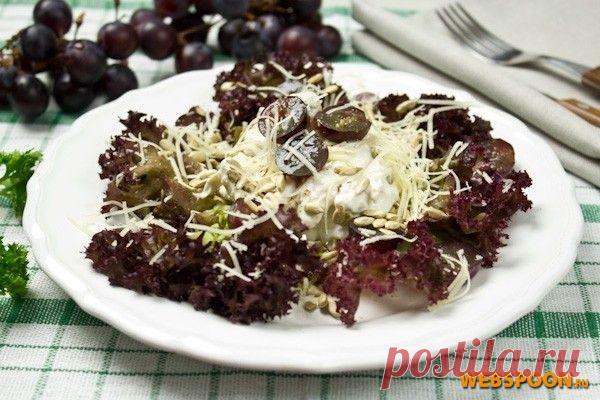 Салат с курицей и виноградом | Рецепт салата с курицей с фото | Салат с виноградом на Webspoon.ru