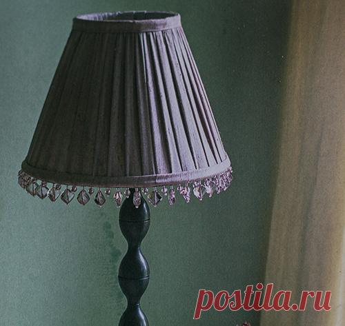 Абажур из ткани своими руками