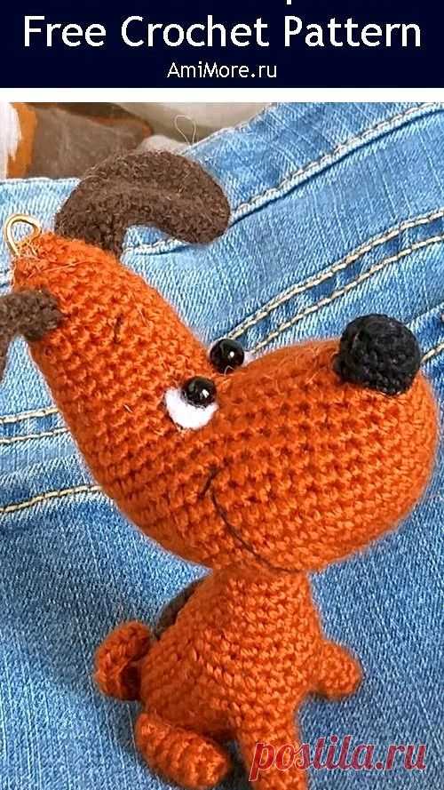 Амигуруми собака с цветочным ошейником: весеннее настроение

Вязаная собачка, выполненная в традиционном японском стиле амигуруми.