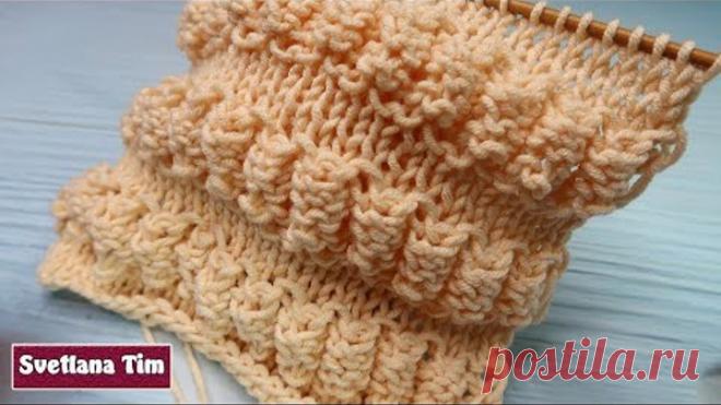 Вы будете удивлены тем, как просто вязать этот УЗОР! Вяжем Узор 
