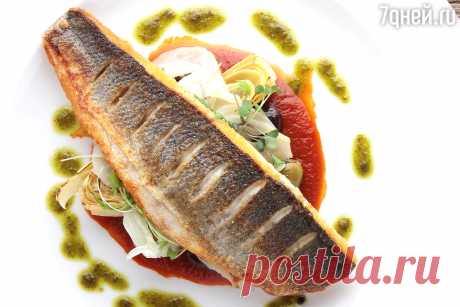 Морской окунь по-ливорнски: рецепт от шеф-повара Мишеля Ломбарди