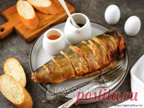 Скумбрия в духовке с майонезом и горчицей