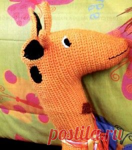 Вязаная игрушка "Жираф. Текстовое руководство