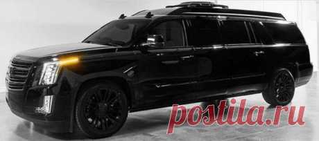 Cadillac Escalade превратили в роскошный лимузин . Тут забавно !!!