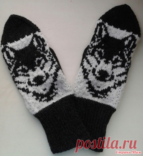 . Варежки для зятя - Вязание - Страна Мам