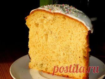 Кулич пасхальный на картофельном пюре. • Куличи, бабы, мазурки